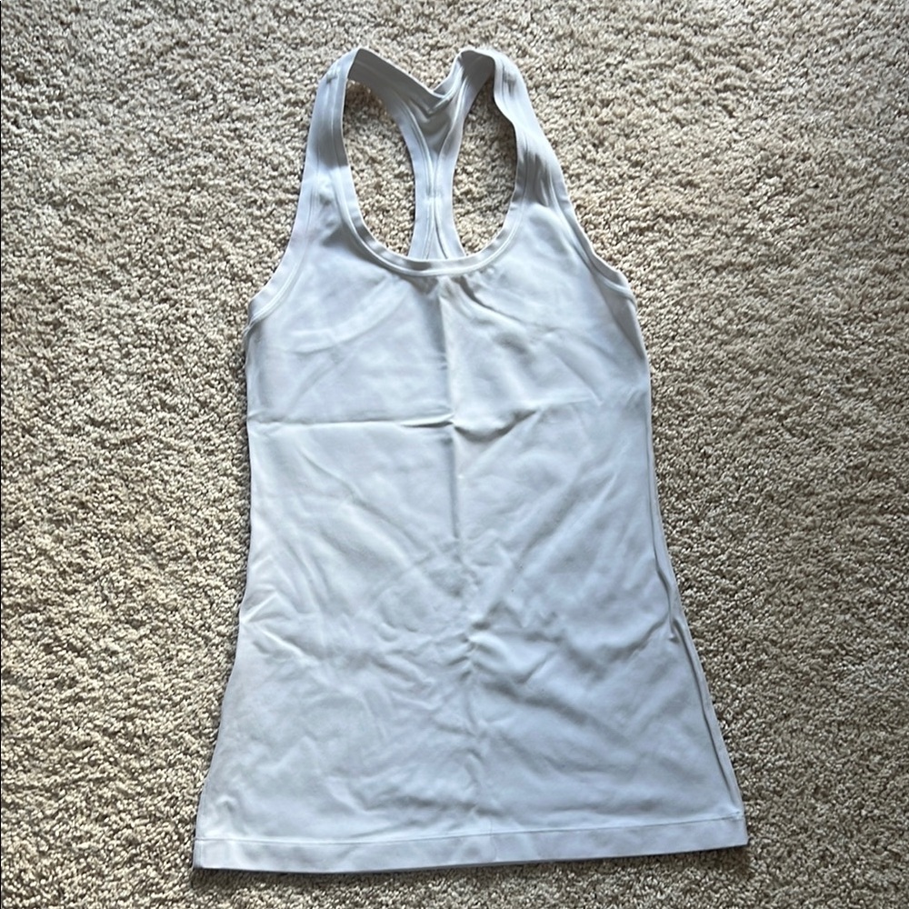 Lululemon Align White Racerback Tank Top